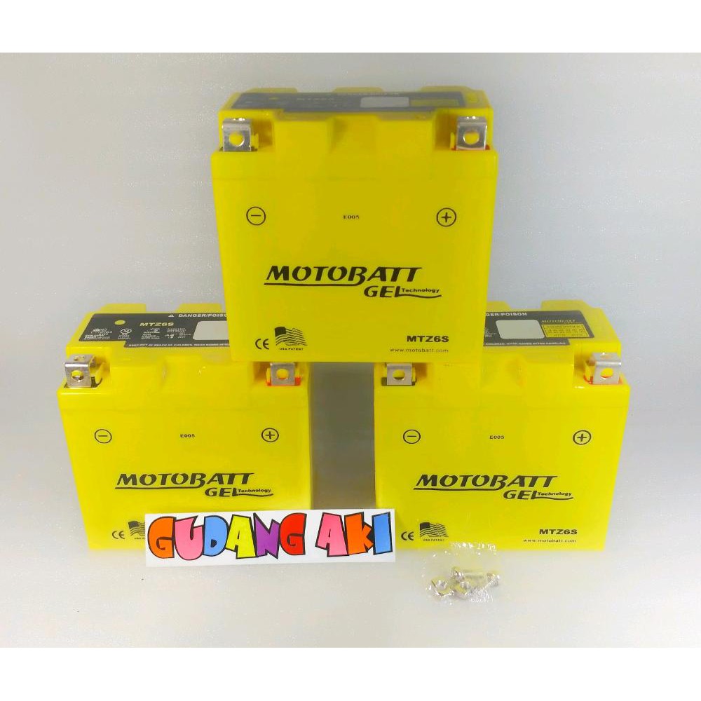 Terbaru aki motobatt gel MTZ6S  Satria fu original motobatt Limited