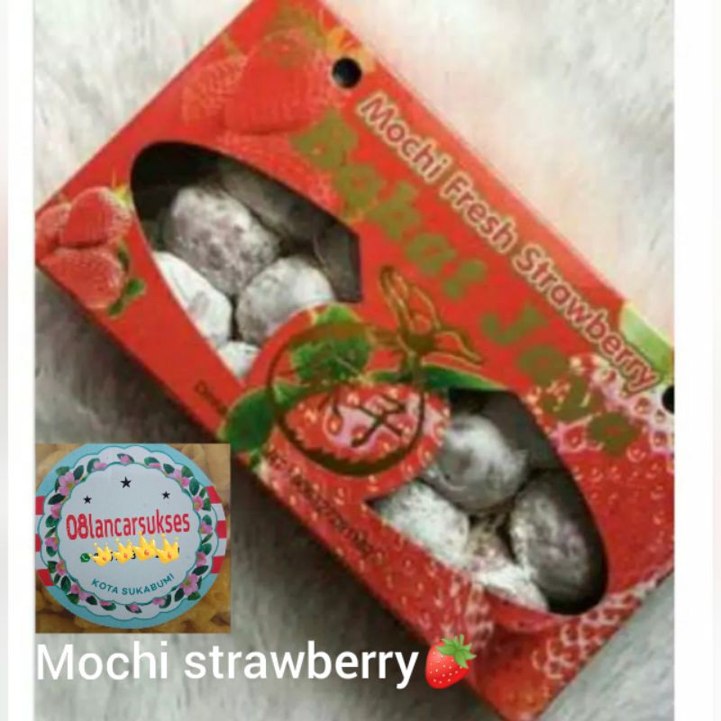 

mochi Strawberry kue mochi kaswari sukabumi bakat jaya