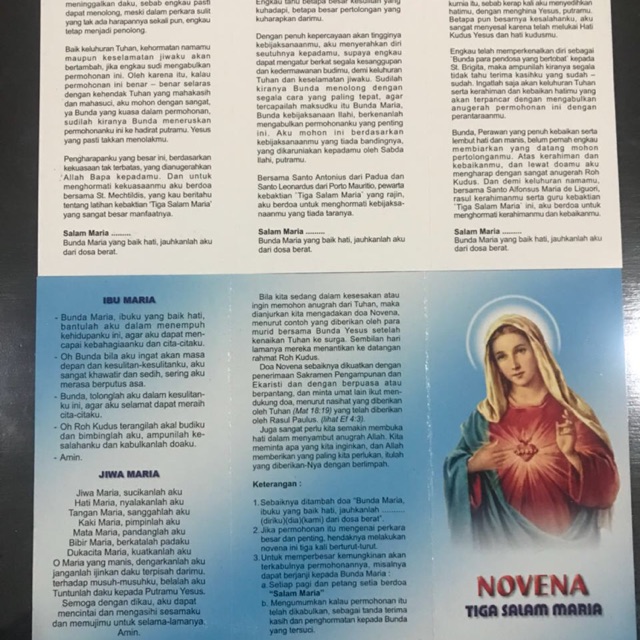 Doa Novena 3 Salam Maria - Berbagi Informasi