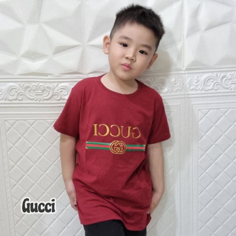 Kaos Branded  Anak  Unisex/ Bahan Cotton Import Bangkok