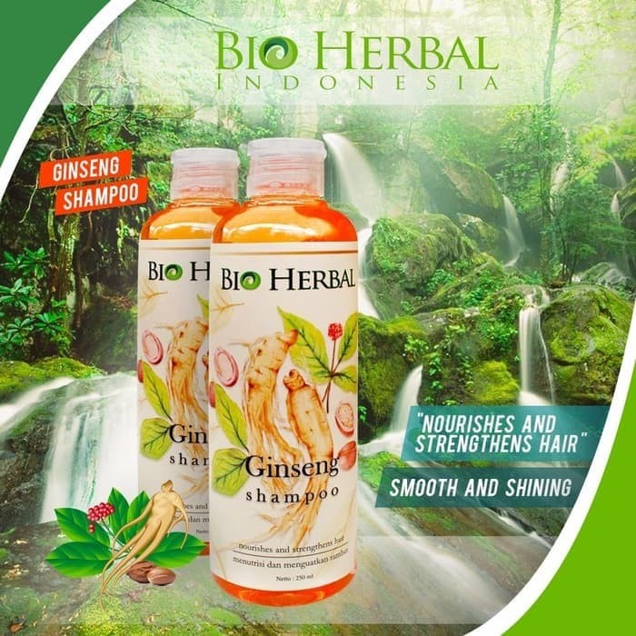 SHAMPOO SHAMPO BIO HERBAL GINSENG SAMPO HAIR KERATIN SHAMPO PELURUS RAMBUT PERAWATAN RAMBUT RONTOK