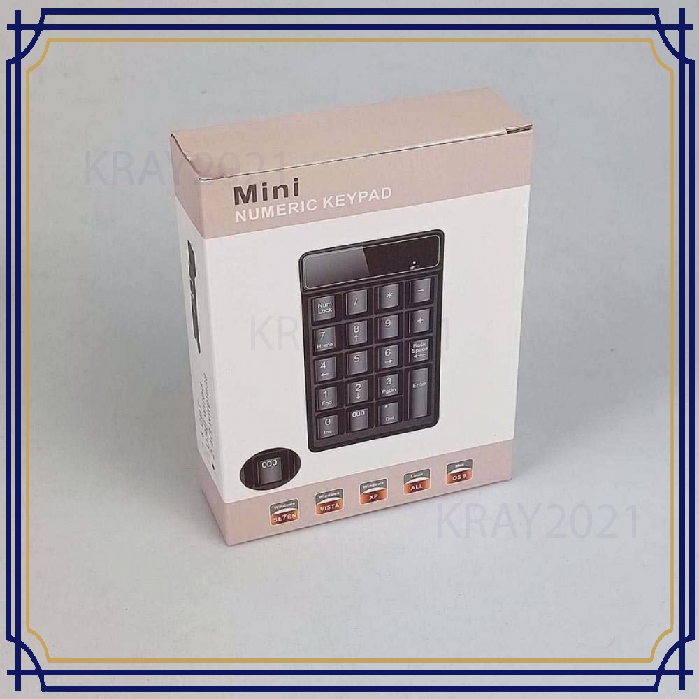 Numeric Keypad Numpad Wireless 2.4GHz KB002