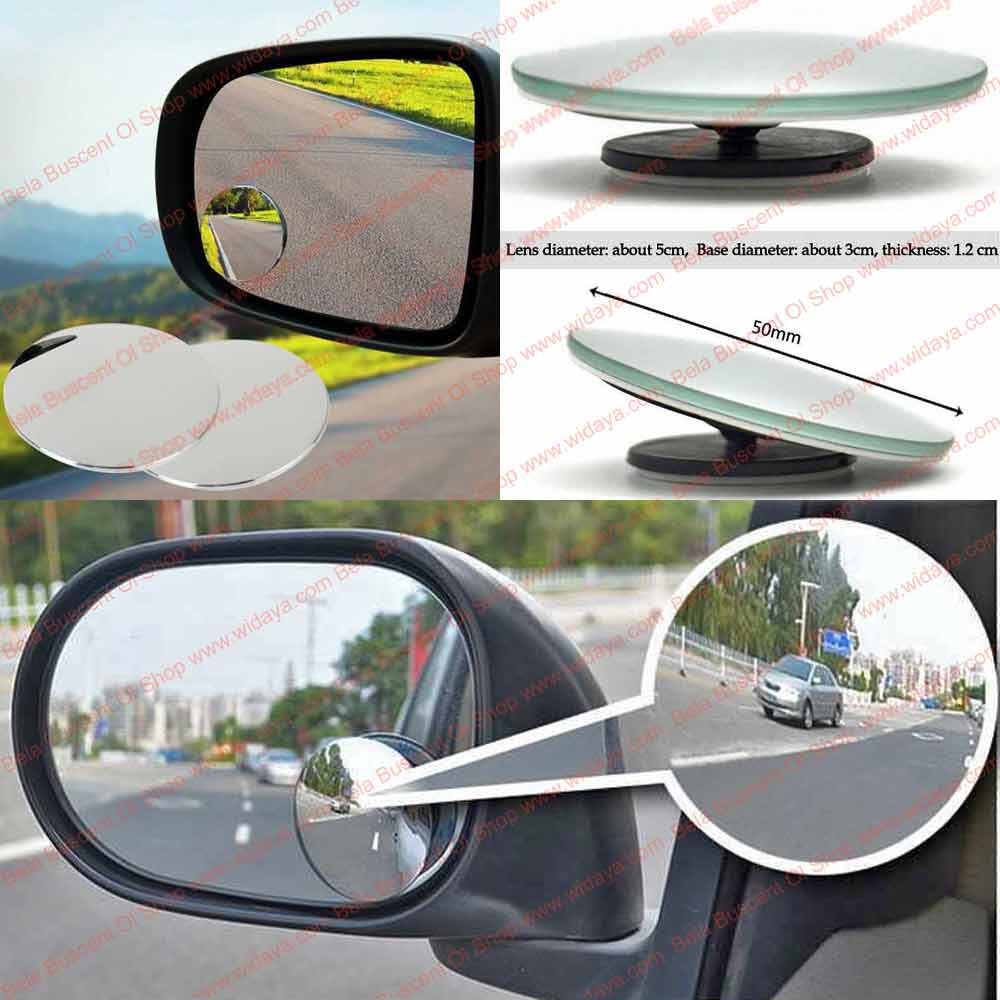 Spion Tempel Tambahan O D Type Motor Mobil Bundar Cembung Mobil Konveks Borderless Car Mirrors No Border 360 Degree Frameless Convex Blind Spot Mirror