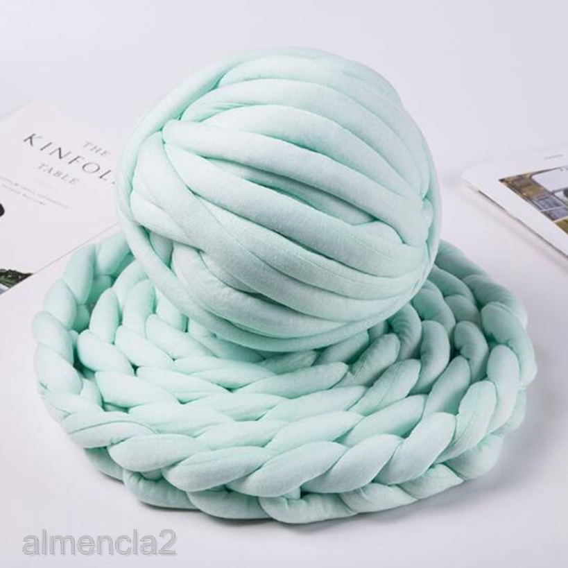  Benang  Wol  Tebal Lembut 25m Untuk  Rajut Crochet Diy 