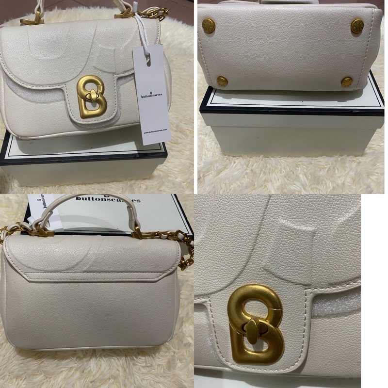 Alma flap bag Small sugar buttonscarves