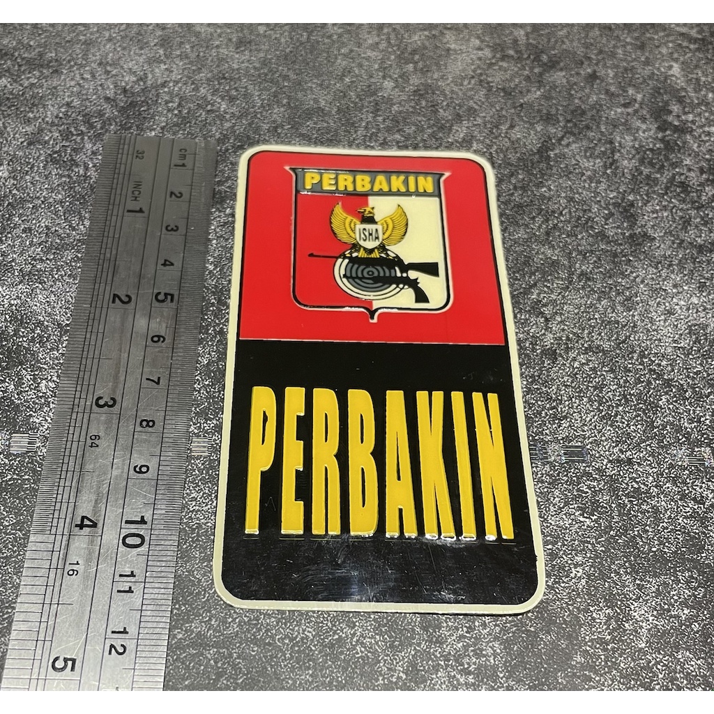 Stiker Perbakin - Sticker Perbakin - Stiker -- Merah Hitam