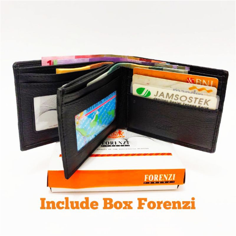 Dompet Pria Best Quality Forenzi FRZ [0-16] Type 3 Dimensi Free Box Termurah Sekaligus Terlaris