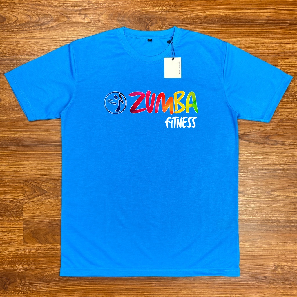 BAJU KAOS ZUMBA FITNESS OLAHRAGA SENAM AEROBIC LARI T-SHIRT ZUMBA DISTRO KATUN