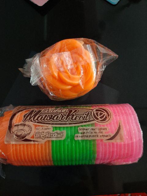 Cetakan Plastik Puding Agar  Mawar Mini