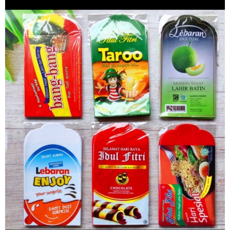 

Amplop Lebaran Snack Unik Kekinian - Amplop Lebaran - 1pack