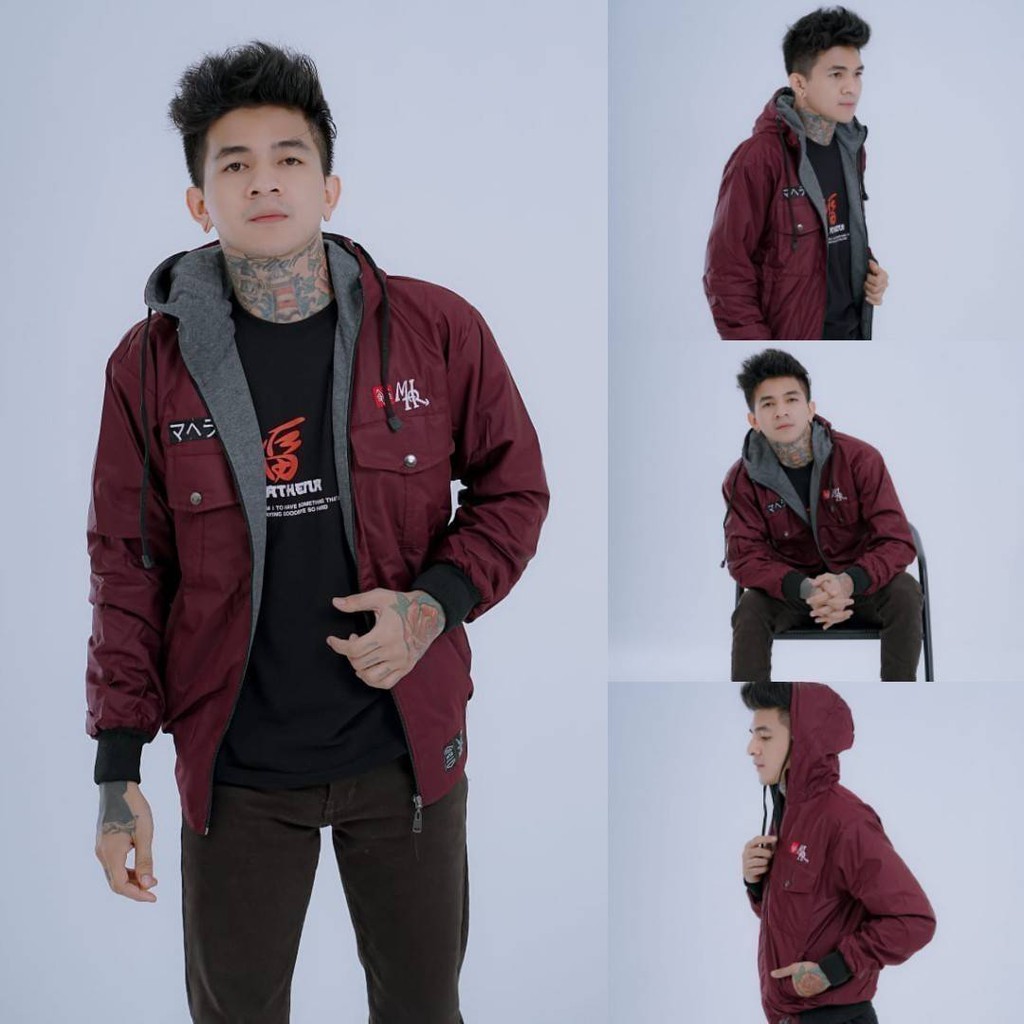 Jaket Rocket line/mantel outdor jaket musim dingin - Jaket  hoodie outdoor Original MHR bisa - COD