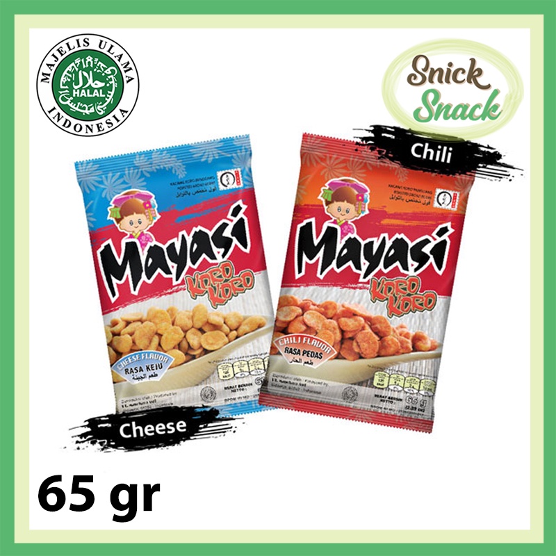 

Mayasi Kacang Koro 65 gr Pedas Keju Mayashi Chili Cheese Broad Beans