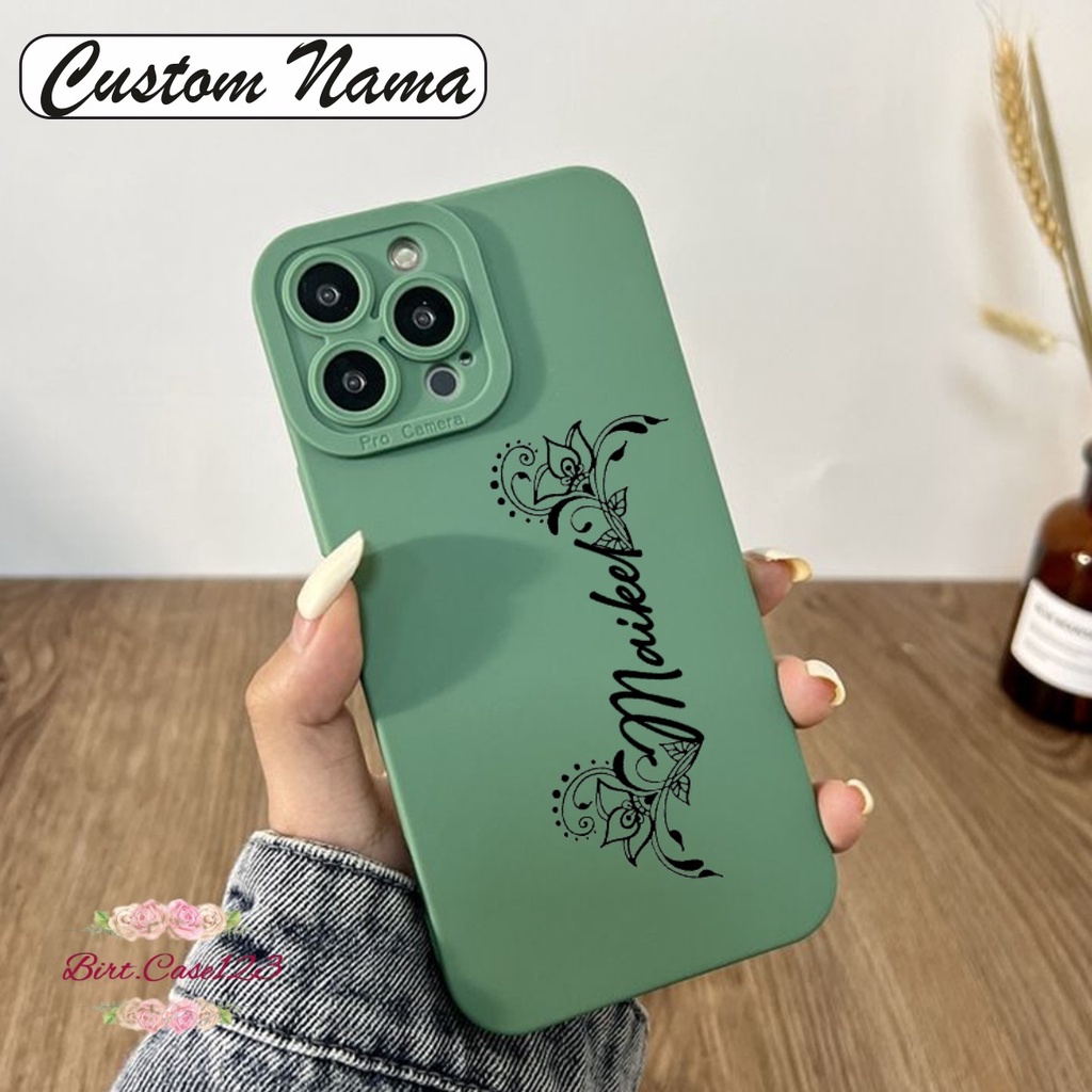 SOFTCASE CASE SILIKON PROCAMERA CUSTOM NAMA OPPO VIVO SAMSUNG REALME XIAOMI IPHONE INFINIX ALL TYPE BC6397