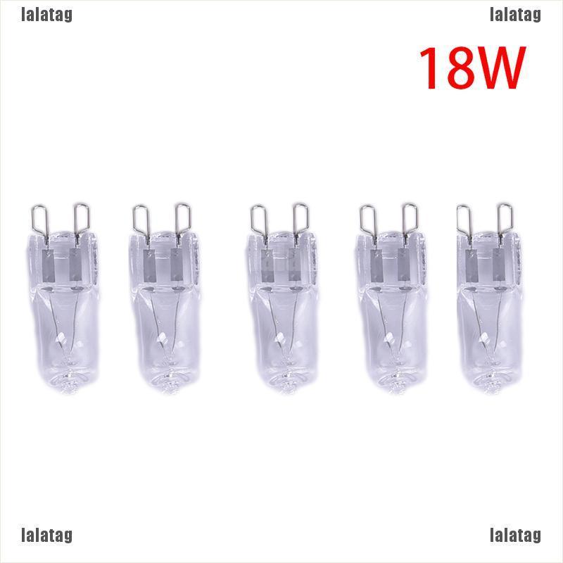 (Lala) 5pcs Lampu Halogen G9 Led 220v 18w 28w 33w 35w Super Terang Warna Warm White