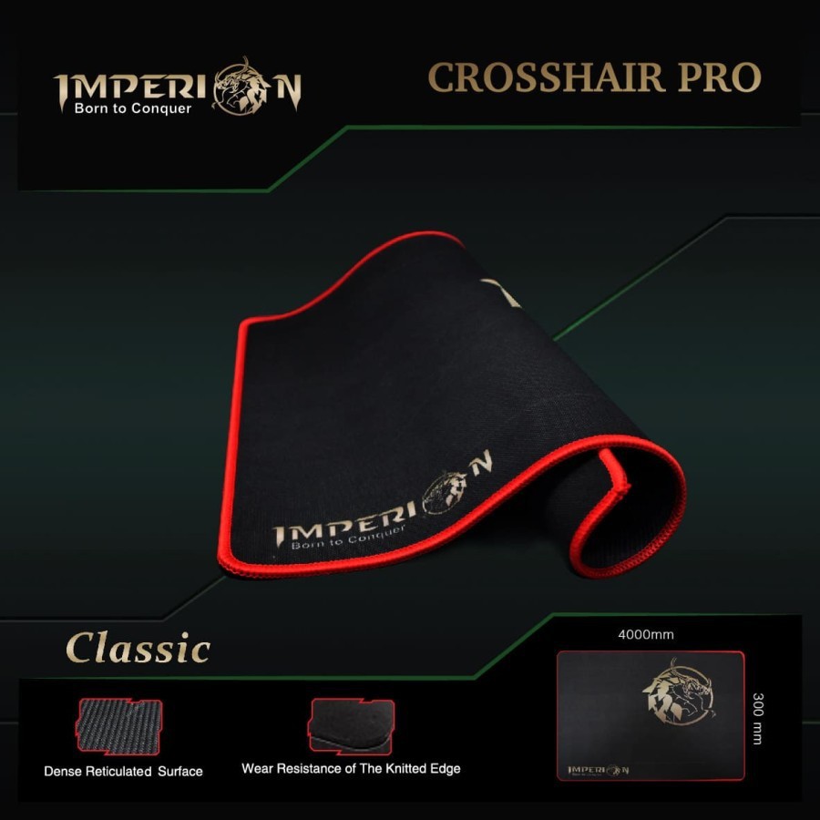 Mousepad Gaming Imperion Crosshair Pro 30x40cm (Control) | By Astikom