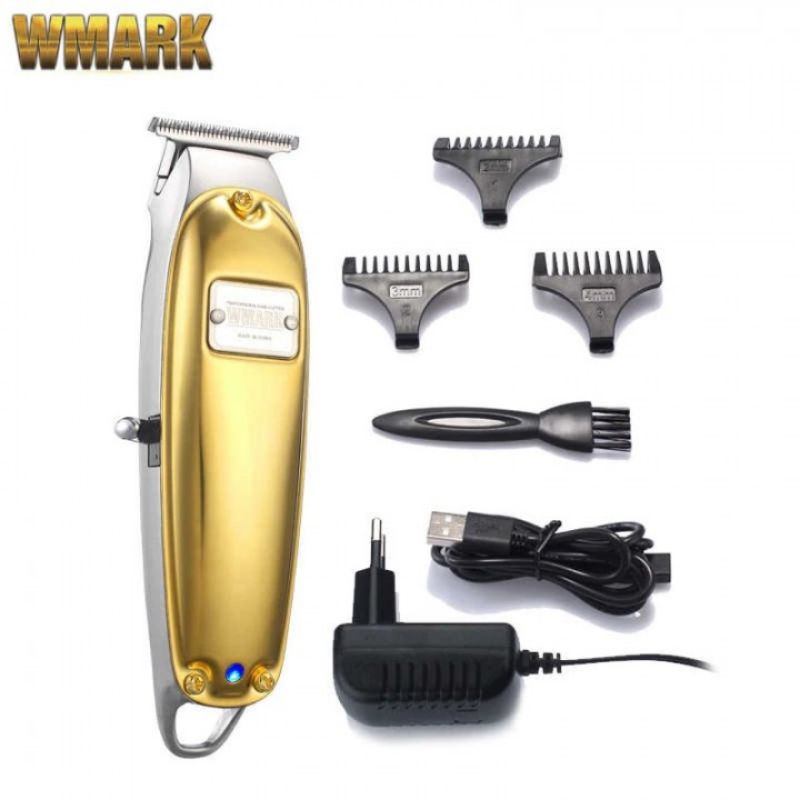 Wmark Hair Trimmer NG-2021 Metal Gold / Alat Cukur Rambut Original