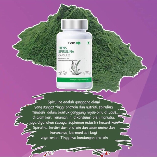 SPIRULINA ORIGINAL 100% MASKER SPIRULINA BISA DIMINUM DIJAMIN ORI SPIRULINA MURAH