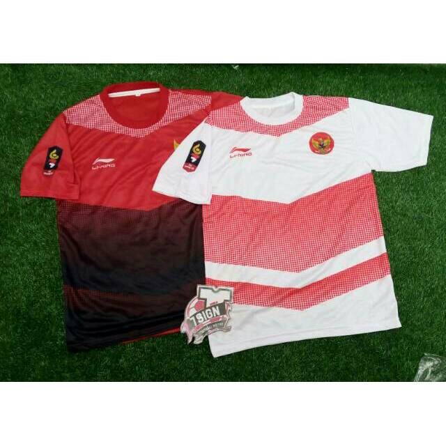 Jersey Kaos baju bola Lining Timnas Indonesia U-23 Home