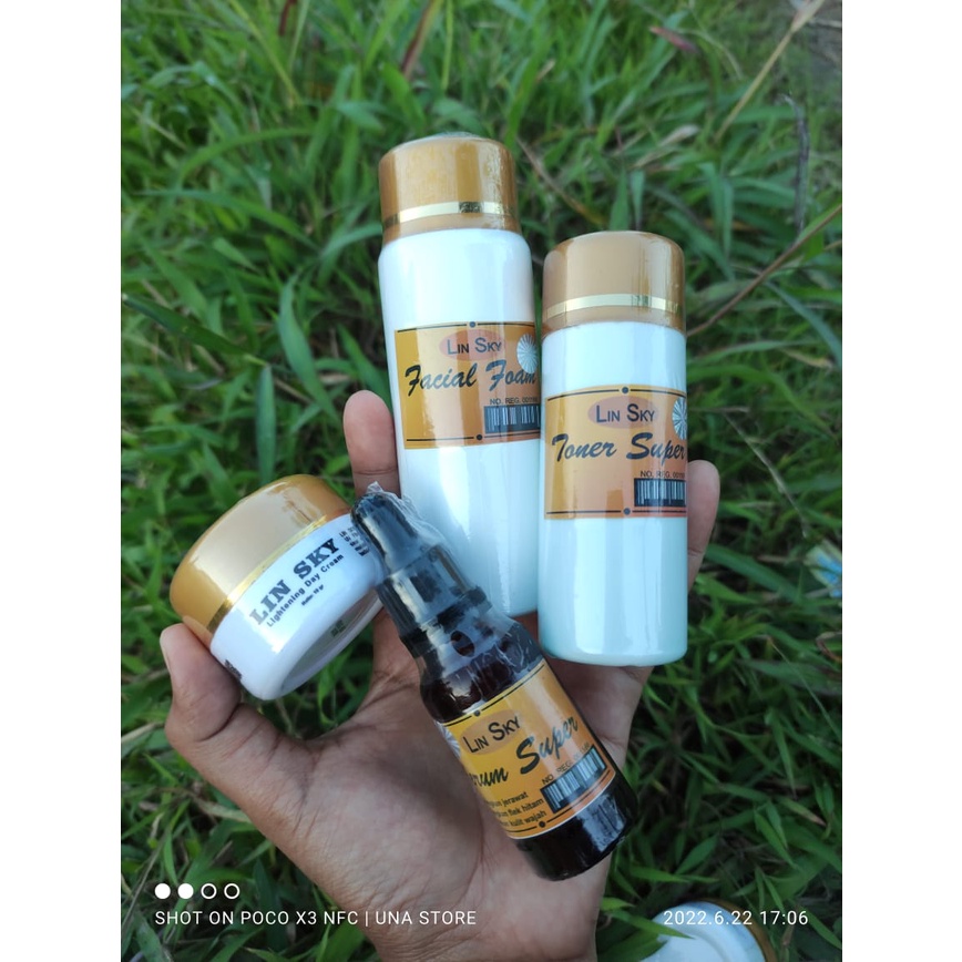 PAKET LENGKAP PUTIH GLOWING LINSKY