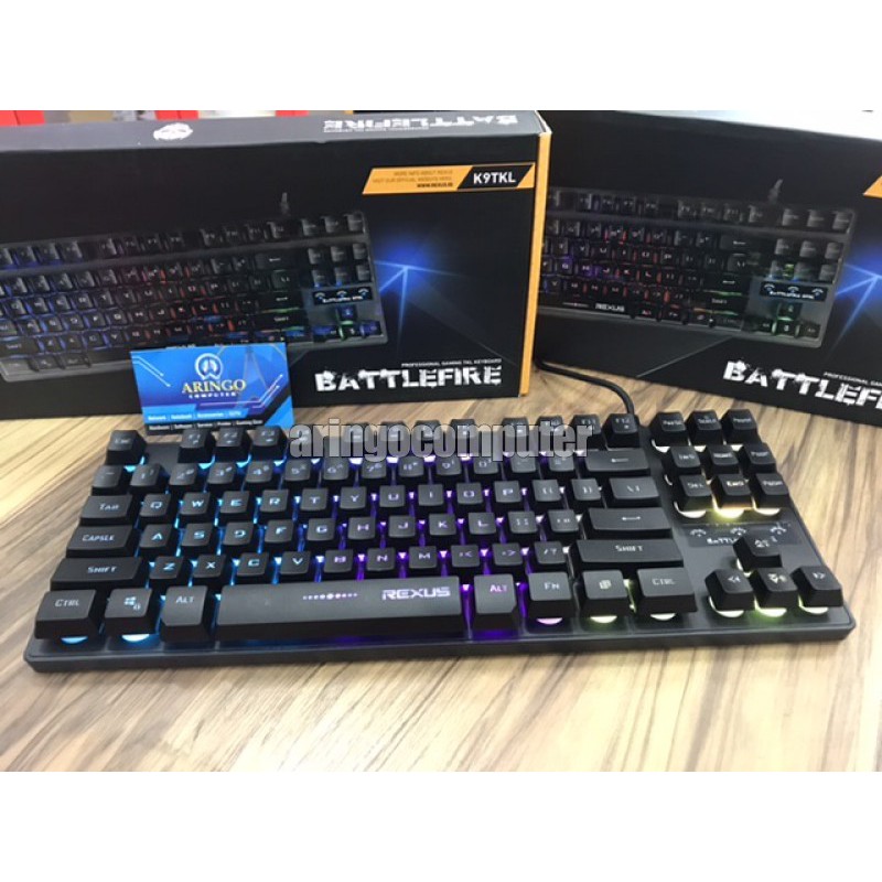 Keyboard Rexus GAMING BATTLEFIRE K9TKL METAL