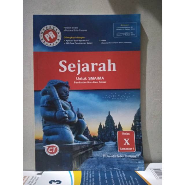 

PR Sejarah Untuk kelas X SMA Semester 1 Kurikulum 2013 Edisi revisi terbaru