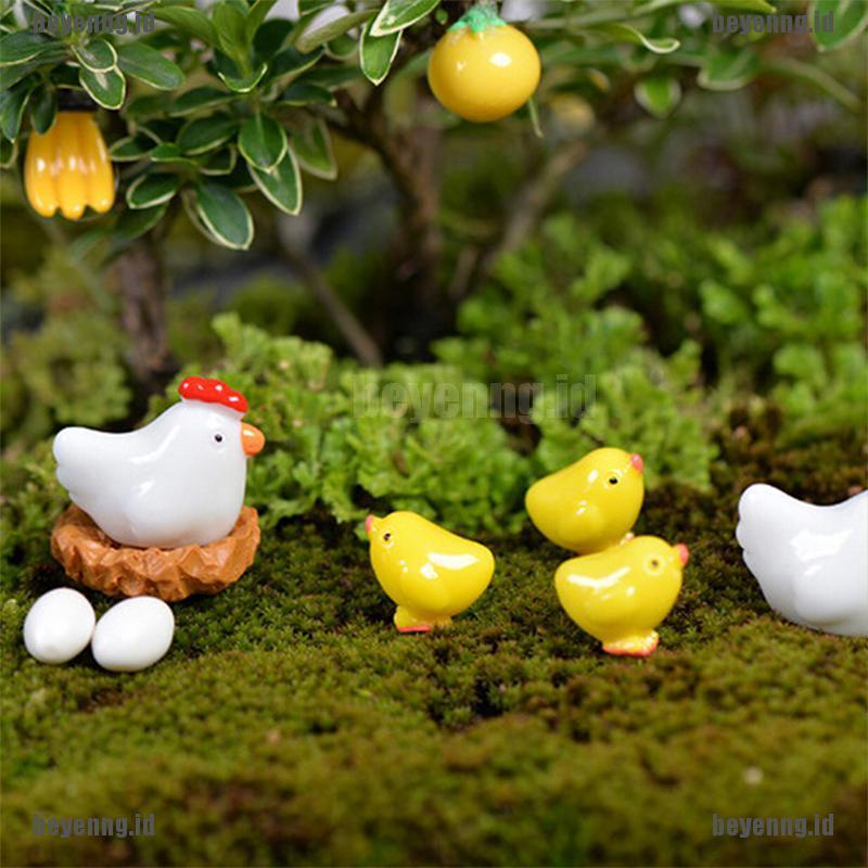 Bey Miniatur Ayam Bahan Resin Untuk Dekorasi Taman Minifairy Gardenrumah