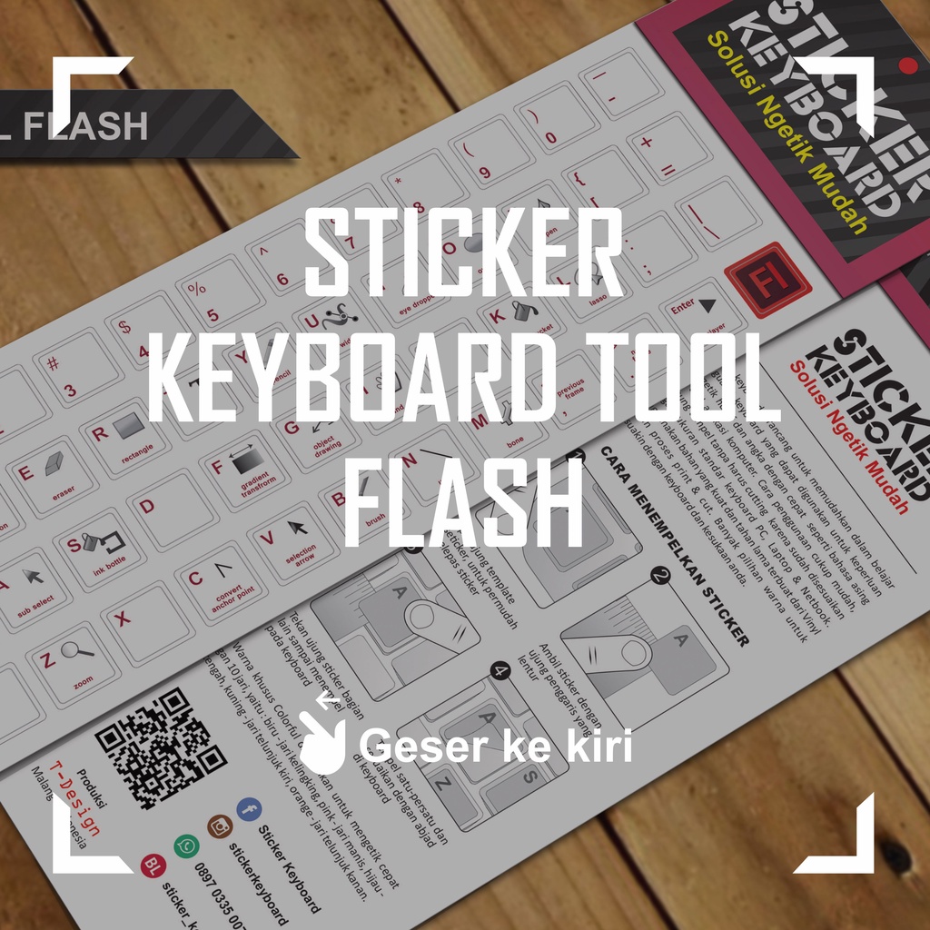 

STIKER KEYBOARD TOOL FLASH STICKER APLIKASI
