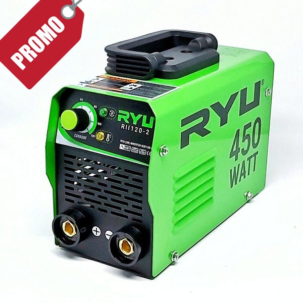 Las listrik ryu 450 W RII120-2 travo inverter 120 MMA IGBT Las ryu 450watt