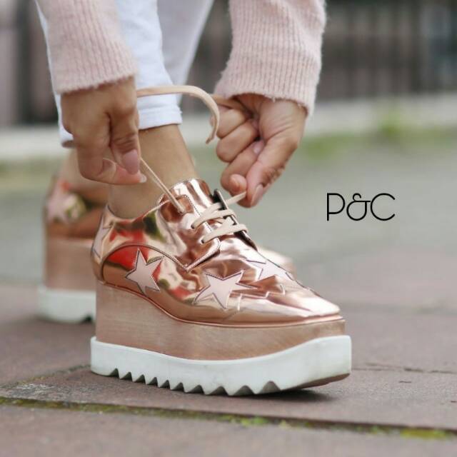 SEPATU WEDGES SNEAKERS WANITA LUCU SANTAI MAIN KULIAH MURAH