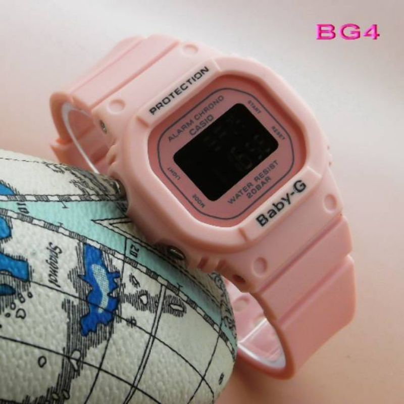 Jam Tangan Baby G Wanita Jam Rubber Digital Tahan Air Terlaris