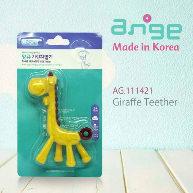 Ange Giraffe Teether gigitan  bayi  gigitan  jerapah 