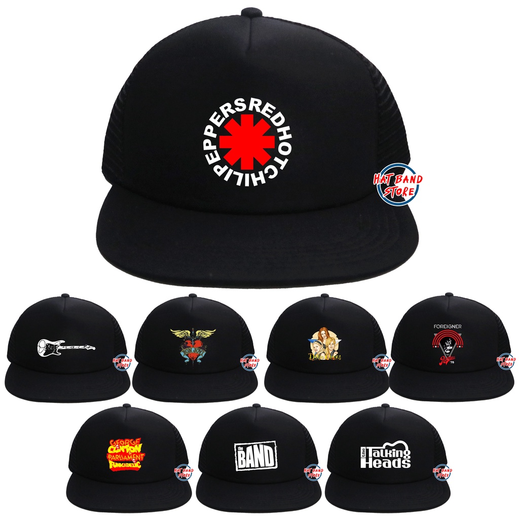 Topi Band / Topi Band Rock / Topi Band Rock Part 6 / Topi Trucker / Topi Snapback / Topi Jaring Sabl