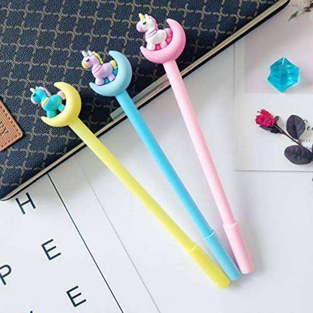 

Pulpen Gel Unicorn / Pony Bulan - 0.38 mm
