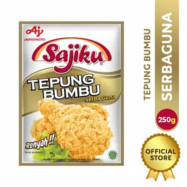 

Sajiku tepung bumbu serba guna berat bersih 240gram