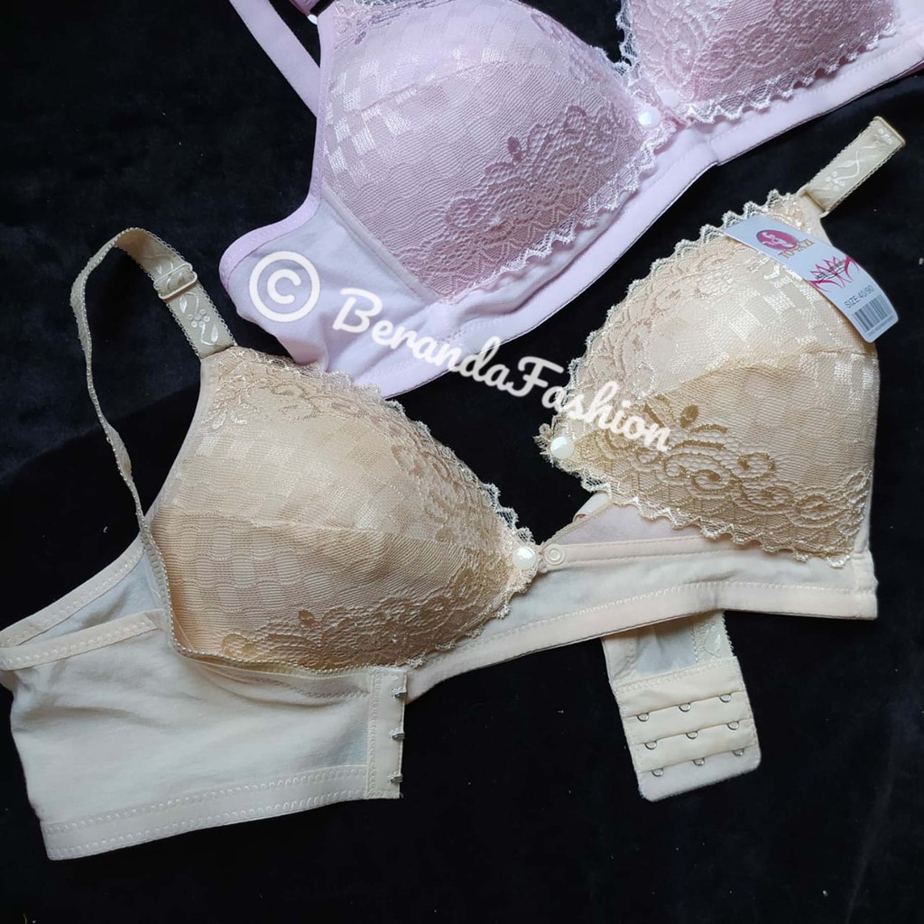 Bra menyusui renda maternity toyazi kancing depan size 36-42 termurah