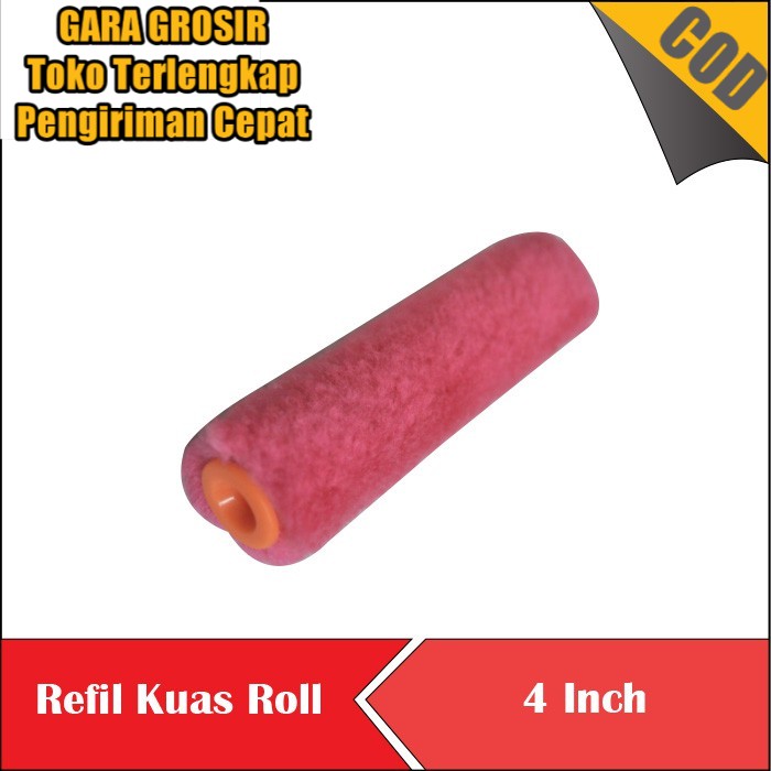 

Refill Refil Kuas Cat Roll kapal 4 Inchi aneka varian