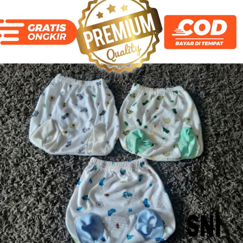 Celana pop bayi motif dua warna per 2pcs SNI promo 8.8