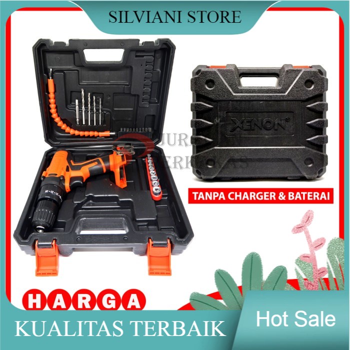 XENON CDID1845 TANPA BATERAI CHARGER BOR CORDLESS IMPACT DRILL CAS 18V
