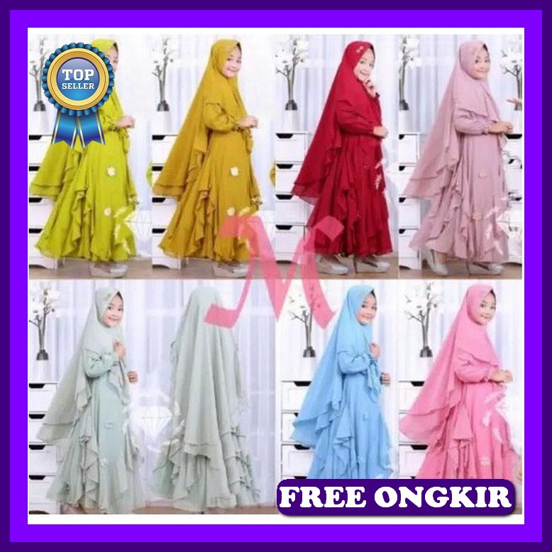 Gamis Lebaran Perempuan Dewasa Gsmis Anak Termurah Gamis Anak Kekinian Gamis Remaja Kayla / Gamis Re
