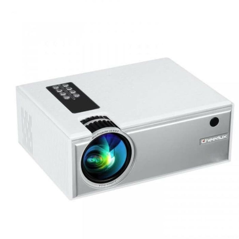 CHEERLUX C8 WiFi TV Tuner Version - Mini LED Projector 1800 Lumens