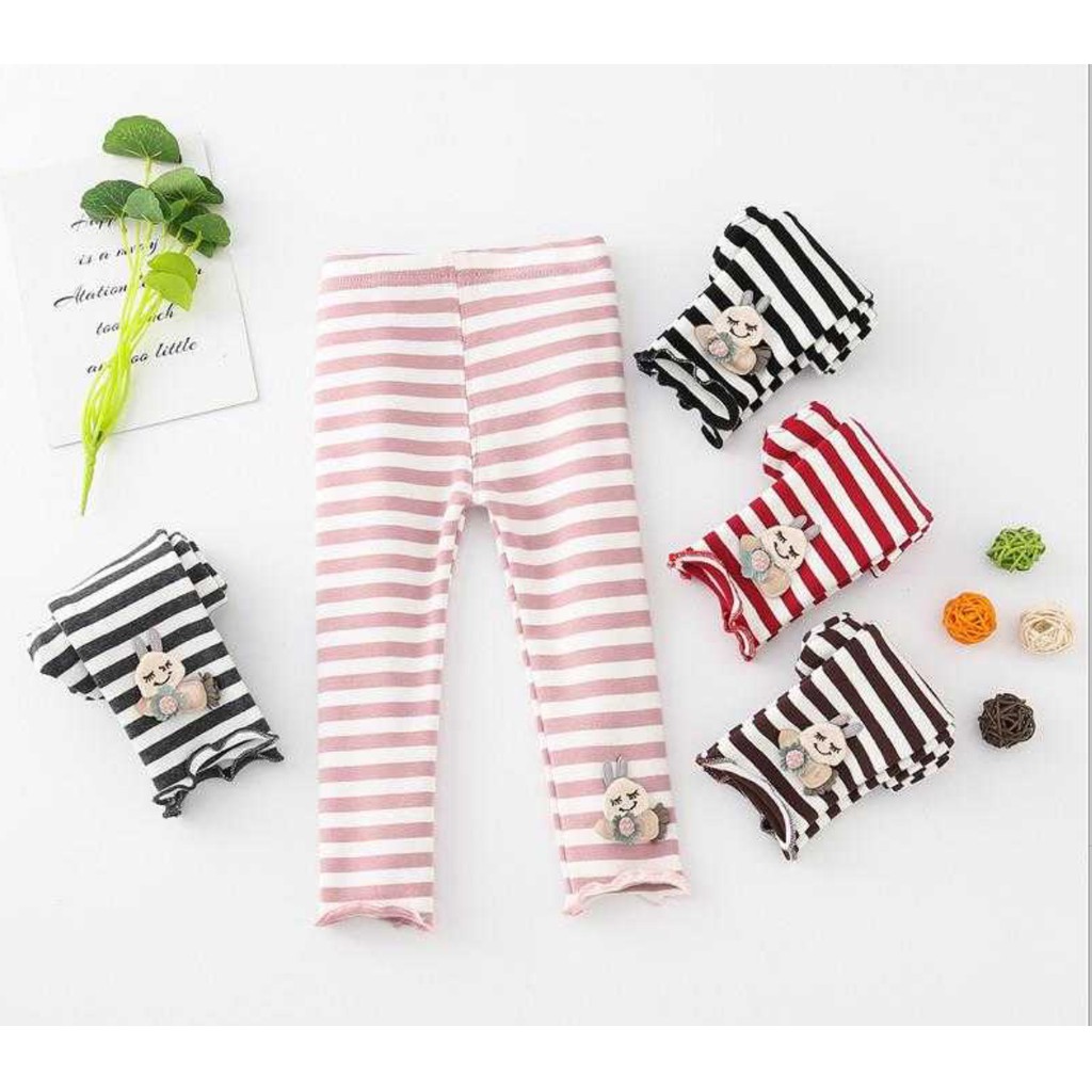 babyfit legging  anak  perempuan CARROT stripe celana  