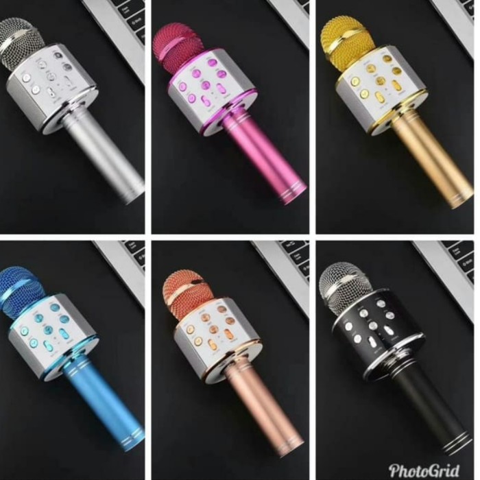 mic bluetooth karaoke ws 858 /mikrofon bluetooth/speaker karaoke/speaker bluetooth /speker karaoke