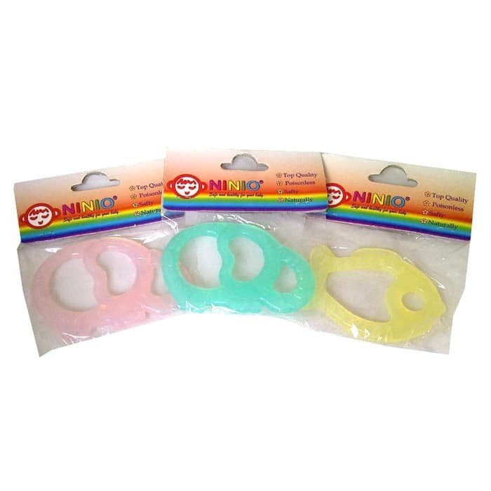 Ninio Mainan Silicone Gigitan Bayi Teehter 6101 BPA FREE SNI