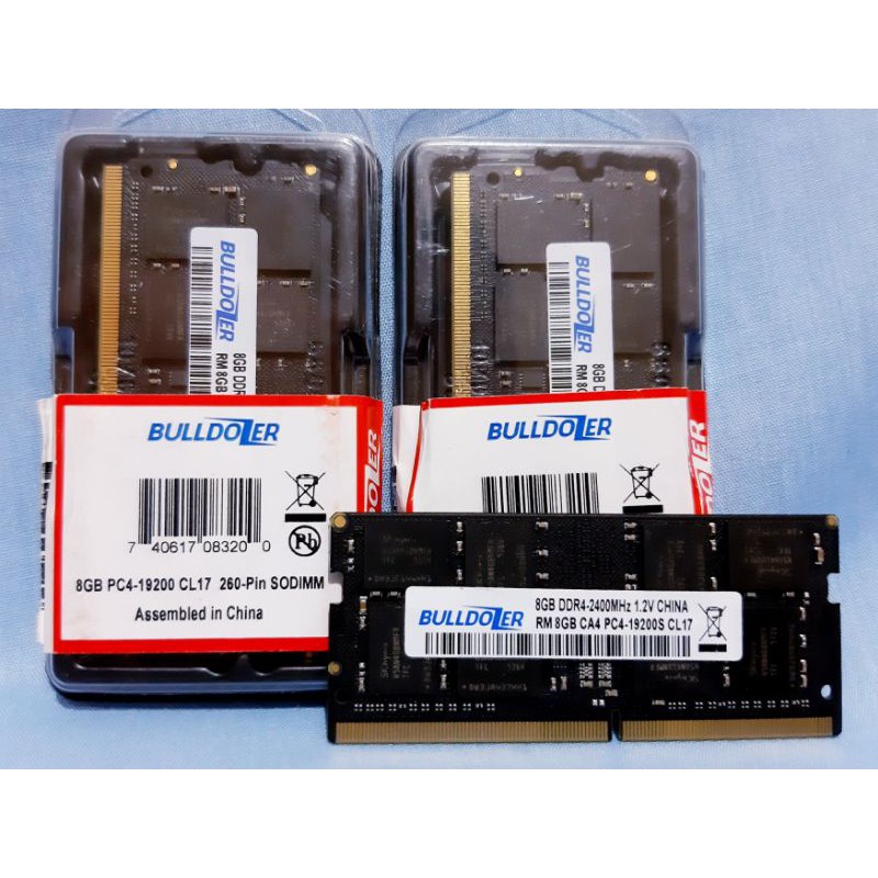 MEMORY SODIM DDR4 8G BULLDOZER PC 19200, MEMORY LAPTOP SODIMM DDR4