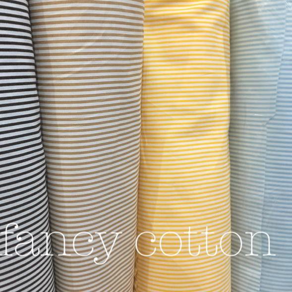 Star kain katun jepang motif salur garis small stripes ori tokai senko