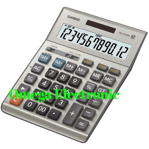 

Baru Good Quality Casio Dm-1200Ms - Calculator Desktop Kalkulator Meja Kantor Dm 1200 Ms Termurah
