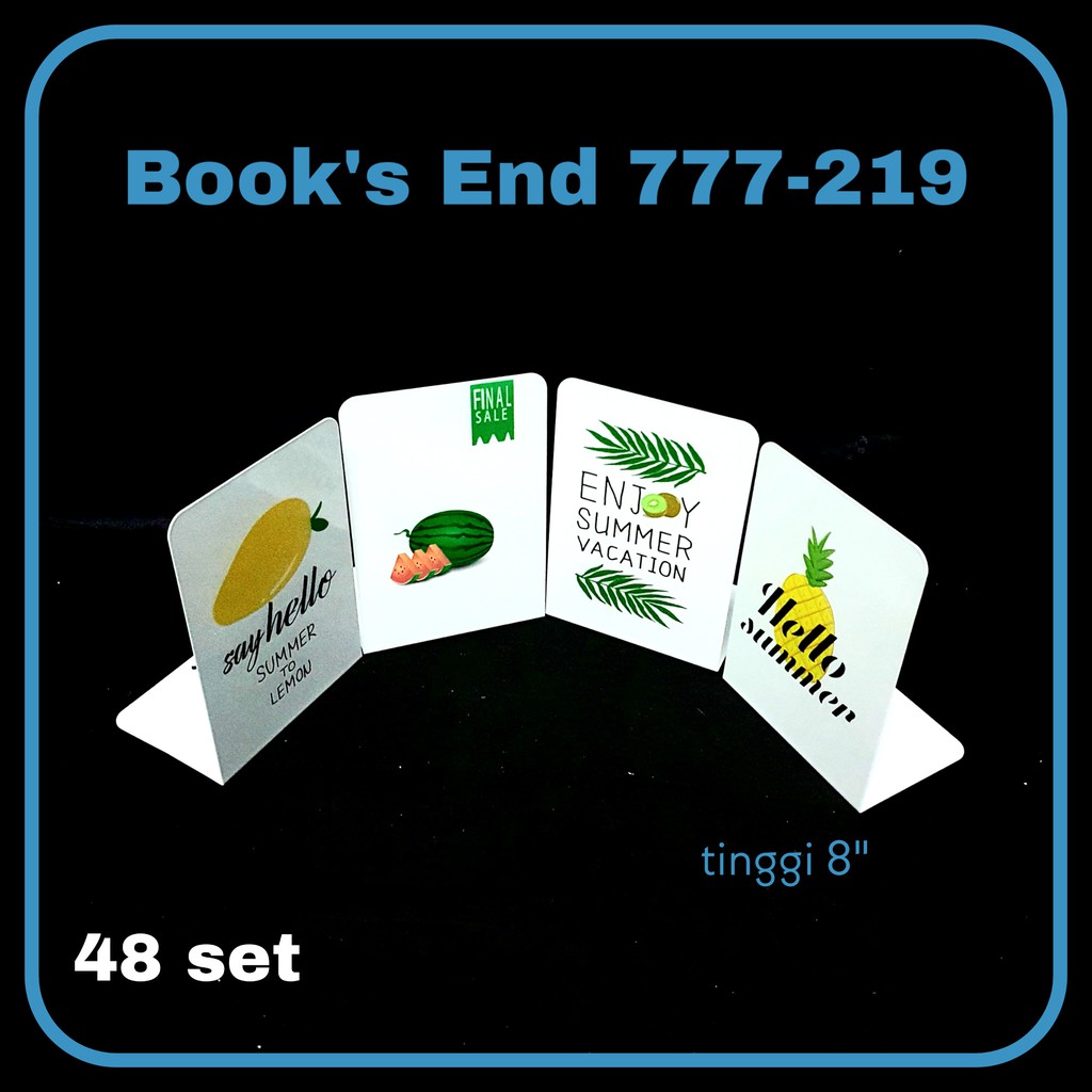 

ILP Book End 777-219 - Pembatas Buku Besi - Pembatas Buku