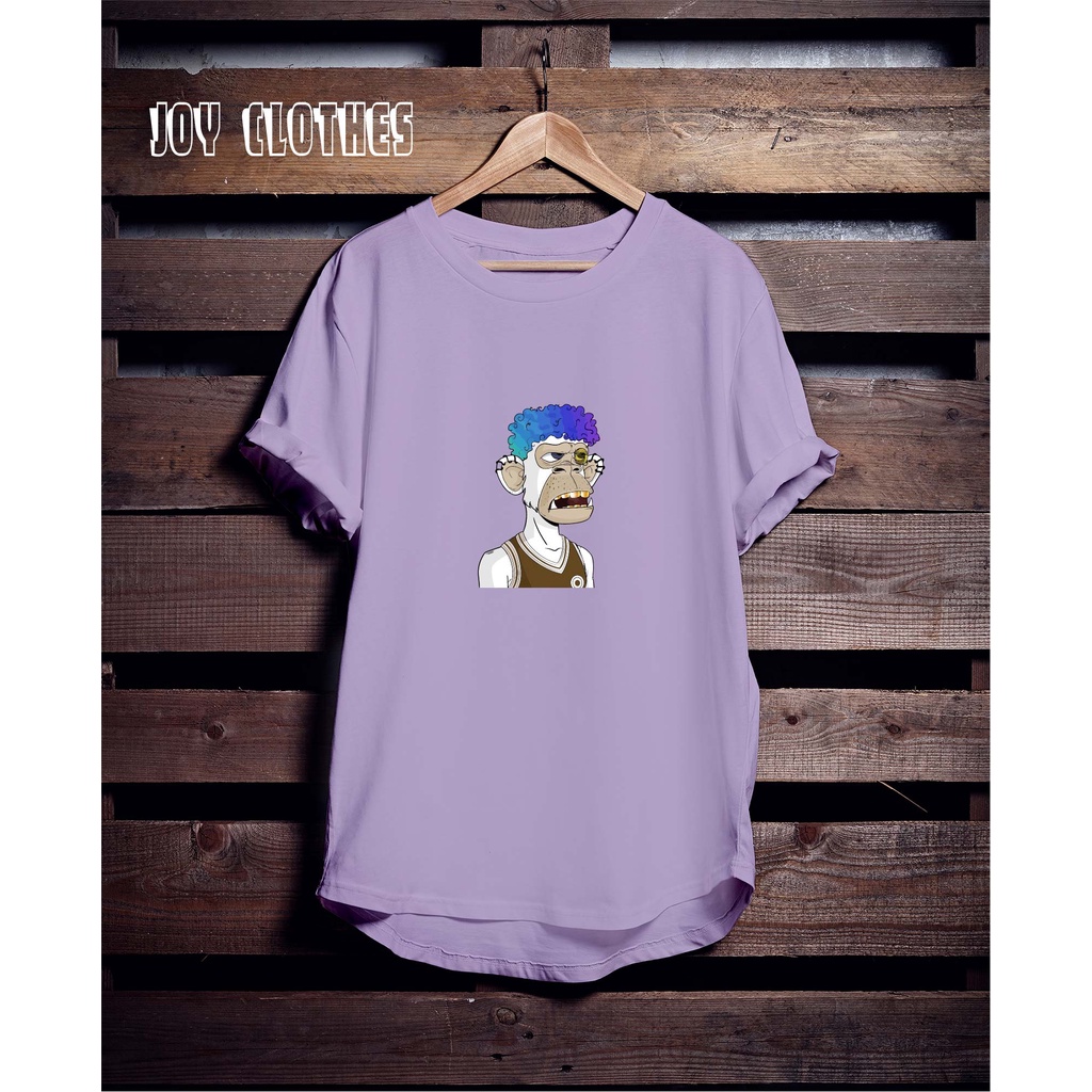 NFT PURPLE APE TSHIRT/ KAOS KOLEKSI APE NFT--PURPLE NFT TEE /KAOS UNISEX