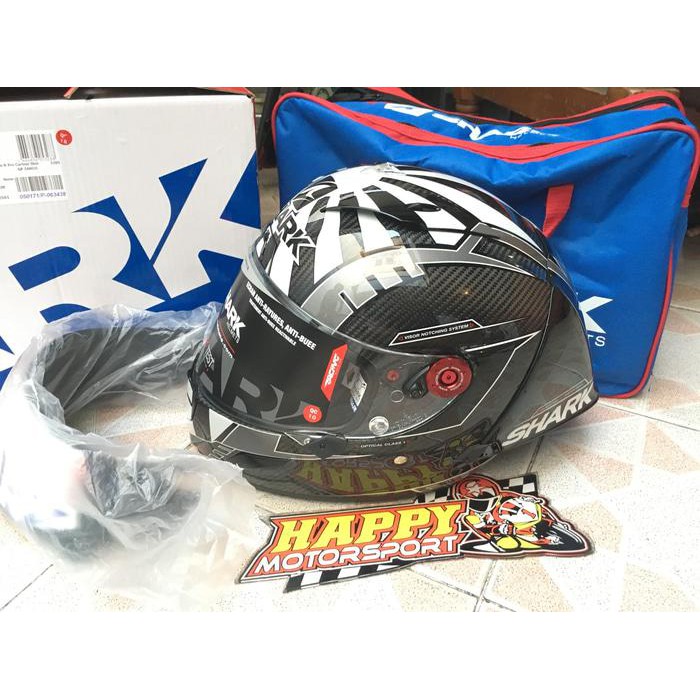 HELM FULLFACE SHARK RACE R PRO GP WINTERTEST CARBONSKIN ZARCO CHAMPION