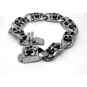 Gelang Pria Stainless Steel 316L motif 03